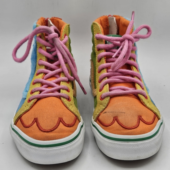 Vans x SESAME STREET SK8-Hi Zip Kids 2 Limited Edition cookie monster & grouch - Picture 12 of 16